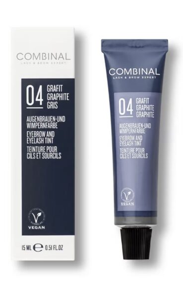 COMBINAL EYEBROW AND EYELASH TINT GRAPHITE 04 PELĒKA KRĀSA 15 ML