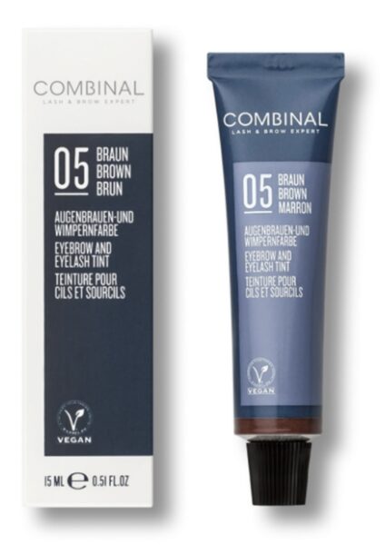 COMBINAL EYEBROW AND EYELASH TINT Brown 05 Brūna krāsa 15 ML