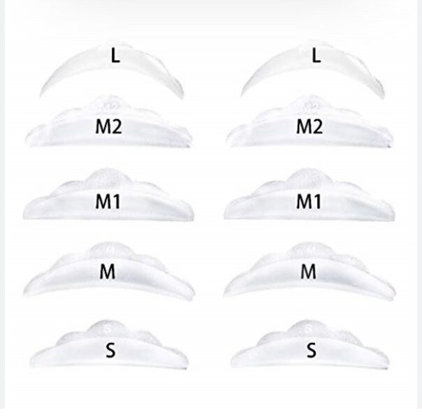  B4E SILICONE PADS SILIKONA SPILVENTIŅU KASTĪTE izmēri S , M, M1, M2, L pēc izvēles (kastītē5 PĀRI)